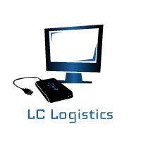 Logging Creek Logistics Web Development and Design Logo - Monitor, portable drive
